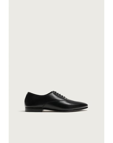 자라 레더 레이스업 옥스포드화 2435/821/800 BLACK