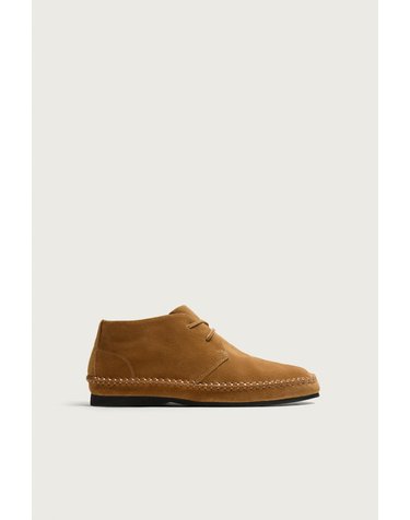 자라 스웨이드 레이스업 앵클 부츠 2094/720/700 BROWN