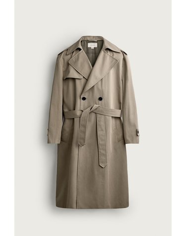 자라 발수 코팅 벨트 트렌치 코트 4044/150/092 LIGHT BEIGE