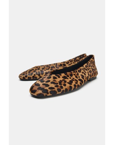 자라 애니멀 프린트 발레리나 플랫 3502/810/195 LEOPARD