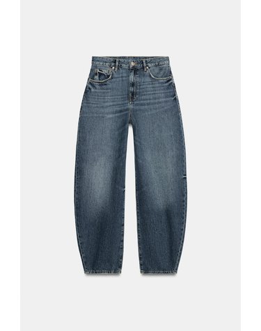 자라 커브드 스트레이트핏 청바지 6840/267/400 BLUE