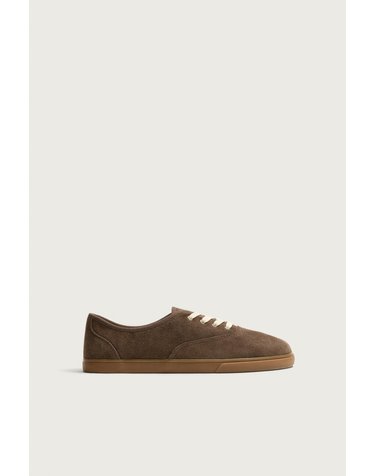 자라 베어풋 스웨이드 스니커즈 2250/820/700 BROWN