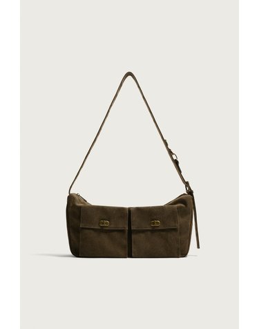 자라 멀티 포켓 숄더백 3538/820/700 BROWN