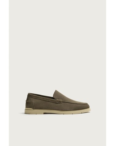 자라 스플릿 스웨이드 캐주얼 로퍼 2624/721/131 TAUPE GREY