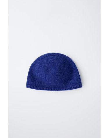 자라 0FR. PARIS X ZARA 100% 캐시미어 캐스켓 비니 햇 1023/279/420 BLUISH