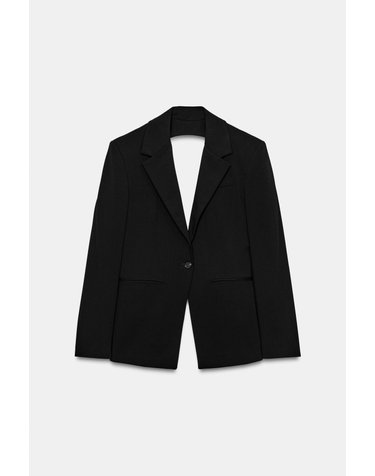 자라 오버사이즈 컷아웃 블레이저 6001/711/800 BLACK