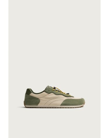 자라 배색 베어풋 스니커즈 2313/820/500 GREEN