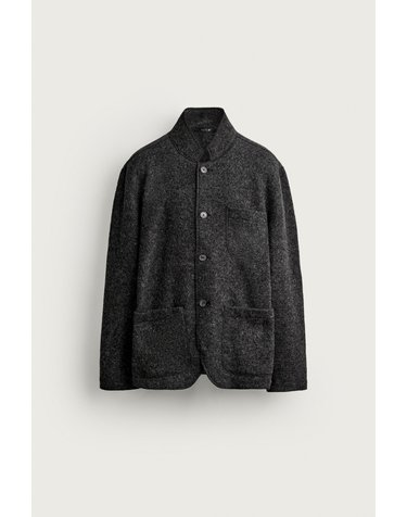 자라 울 혼방 릴렉스핏 포켓 블레이저 9621/001/803 GREY MARL
