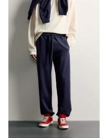 자라 플리스 안감 조거 팬츠 0761/352/401 NAVY BLUE
