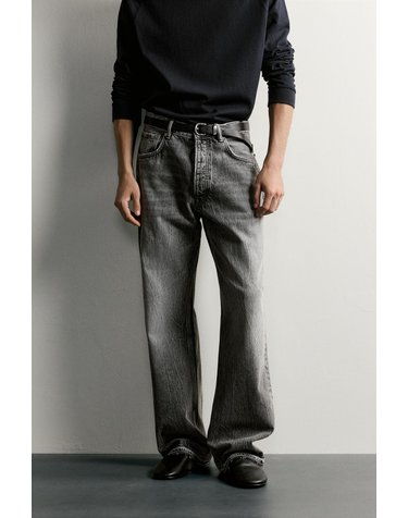 자라 루즈핏 워싱 이펙트 데님 청바지 3409/307/809 MID-GREY