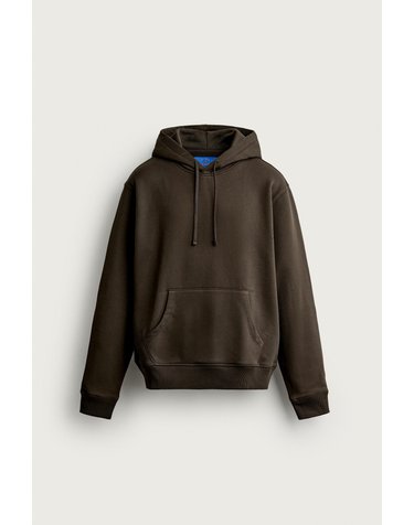 자라 0FR. 파리 X 후드 스웨트셔츠 4087/370/717 CHOCOLATE