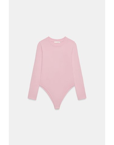 자라 라운드넥 긴소매 바디수트 3641/855/621 PASTEL PINK