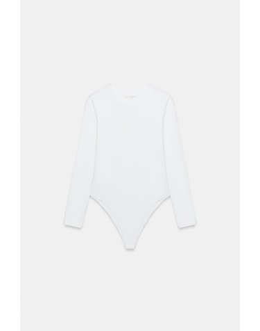 자라 라운드넥 긴소매 바디수트 3641/855/250 WHITE