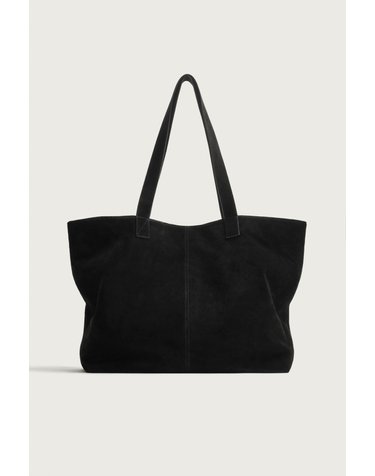 자라 스웨이드 레더 토트백 3356/820/800 BLACK