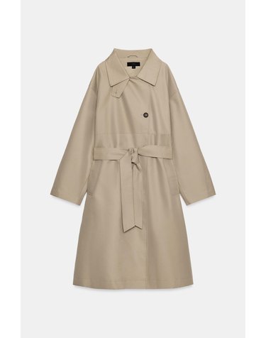 자라 발수 기능 벨트 트렌치 코트 3046/317/730 LIGHT BROWN