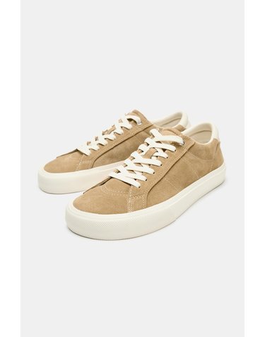 자라 베어풋 스웨이드 레더 스니커즈 5451/810/105 BROWN
