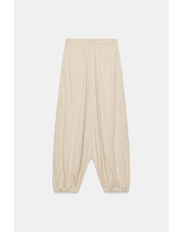 자라 코튼 벌룬 사루엘 팬츠 8417/806/720 BEIGE MARL