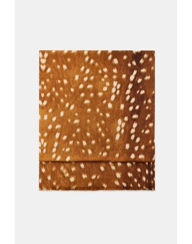 자라 비스코스 애니멀 프린트 스카프 4758/260/700 BROWN