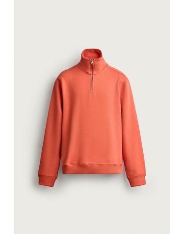 자라 릴렉스핏 베이직 하프집업 맨투맨 4092/360/615 ORANGE