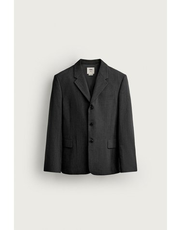 자라 레귤러핏 울 혼방 블레이저 4433/152/802 GREY