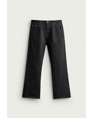 자라 플레어핏 코튼 데님 청바지 5585/399/800 BLACK