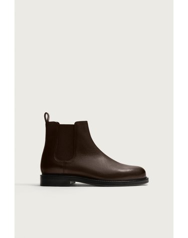 자라 레더 로우힐 첼시 부츠 2042/820/700 BROWN