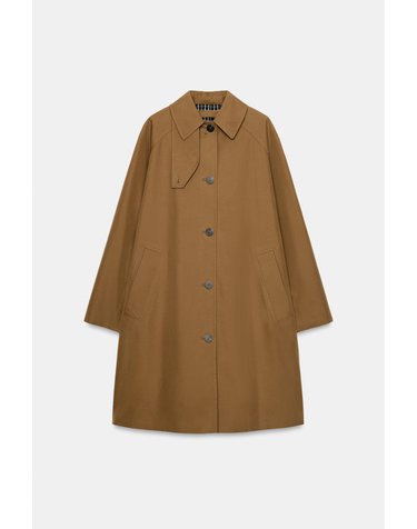 자라 미디 버튼 트렌치 코트 3811/251/751 DARK CAMEL