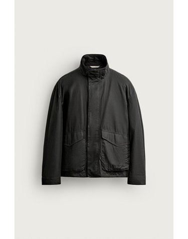 자라 레귤러핏 왁스드 이펙트 자켓 1437/365/898 DARK ANTHRACITE