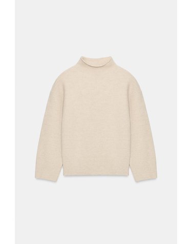 자라 하이넥 소프트 니트 스웨터 5536/206/075 ECRU / BEIGE