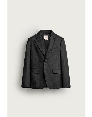 자라 울 100% 레귤러핏 수트 블레이저 4070/639/801 ANTHRACITE GREY