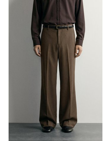 자라 플레어핏 수트 슬랙스 팬츠 4682/644/962 DARK KHAKI