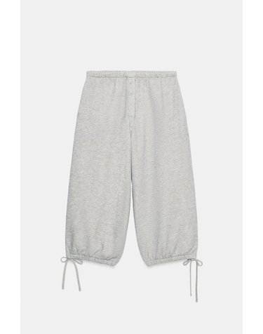 자라 플러시 벌룬 카프리 팬츠 0858/802/803 GREY MARL