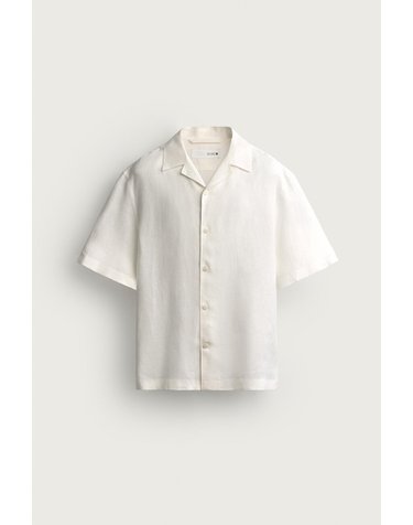 자라 린넨 릴렉스핏 반팔 셔츠 5130/303/250 WHITE