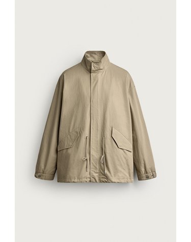 자라 릴렉스핏 순면 파카 자켓 7380/337/710 BEIGE
