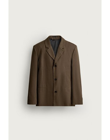 자라 릴렉스핏 수트 블레이저 4681/644/962 DARK KHAKI