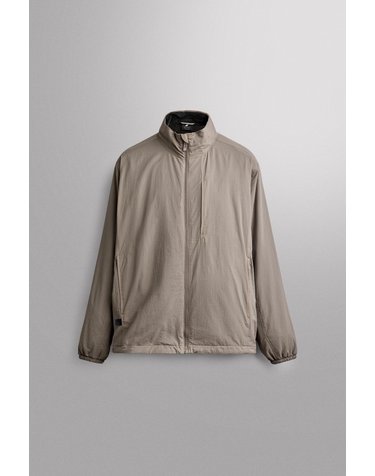 자라 플리스 안감 테크니컬 집업 자켓 3121/300/756 MID-CAMEL
