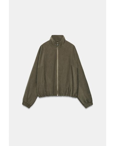 자라 하이칼라 오버핏 봄버 자켓 8372/256/505 KHAKI