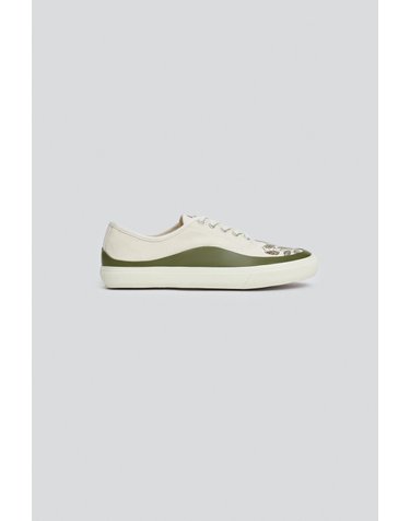자라 프린트 캔버스 스니커즈 2281/820/120 BONE WHITE