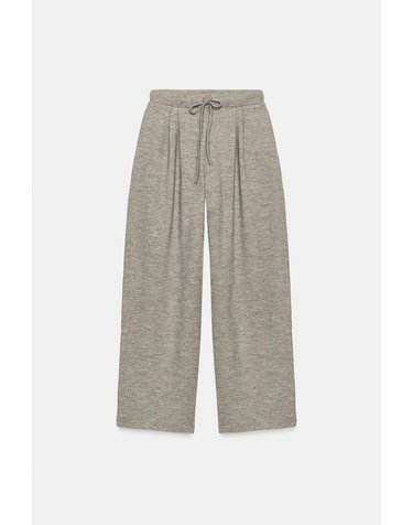 자라 와이드 드로스트링 니트 팬츠 5070/626/803 GREY MARL
