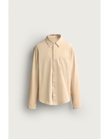 자라 스트라이프 릴렉스핏 긴팔 셔츠 7545/316/306 LIGHT YELLOW