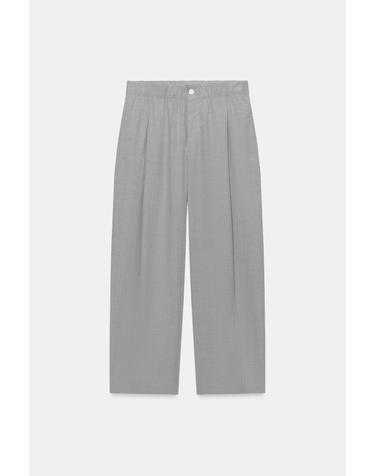자라 크롭 와이드 밴딩 팬츠 5427/427/802 GREY