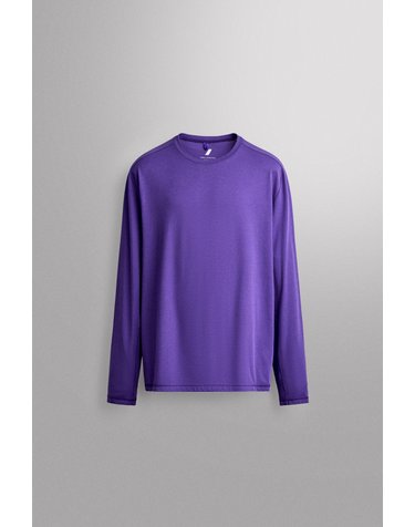 자라 테크니컬 라운드넥 긴팔 티셔츠 4387/389/611 PURPLE