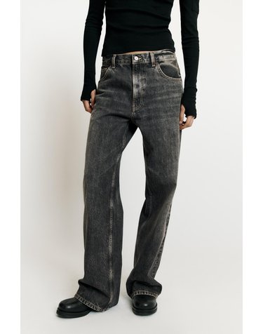 자라 로우라이즈 루즈핏 청바지 6688/257/807 ANTHRACITE GREY