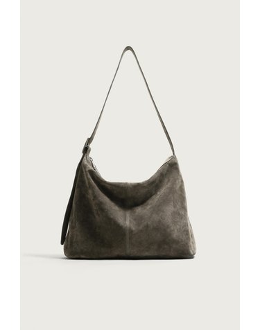 자라 스웨이드 레더 숄더백 3388/820/802 GREY
