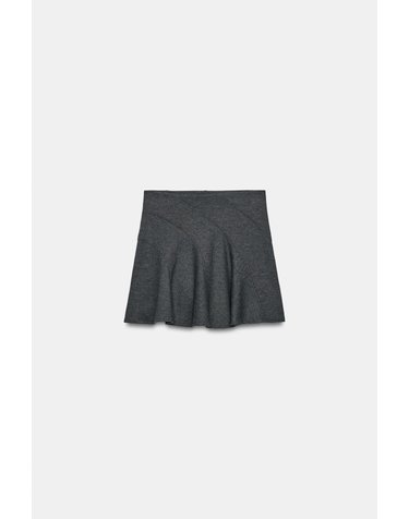 자라 소프트 밴딩 미니 스커트 0858/738/803 GREY MARL