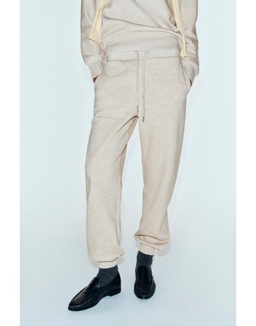 자라 베이직 기모 조거 팬츠 3199/637/720 BEIGE MARL