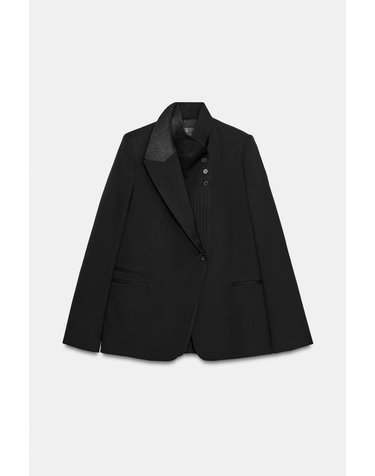 자라 더블 라펠 레귤러핏 블레이저 7076/056/800 BLACK