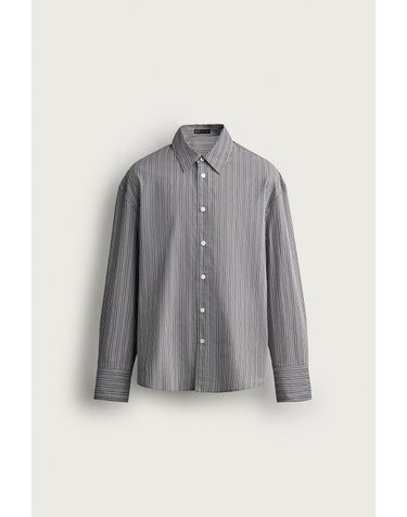 자라 스트라이프 릴렉스핏 긴팔 셔츠 0794/613/485 BLUE / GREY