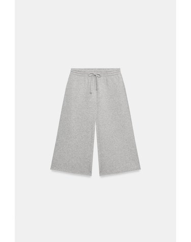 자라 롱 와이드 플러시 버뮤다 팬츠 4174/831/803 GREY MARL