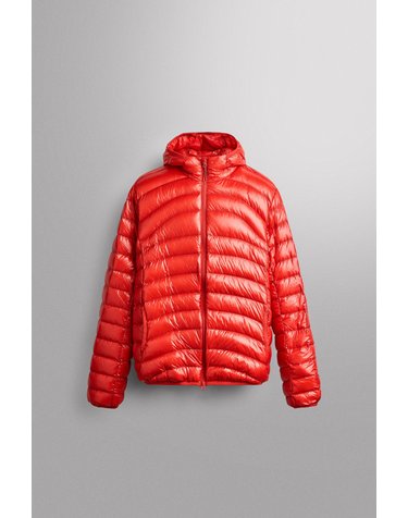 자라 테크니컬 후드 경량 다운 패딩 자켓 3286/327/609 REDDISH
